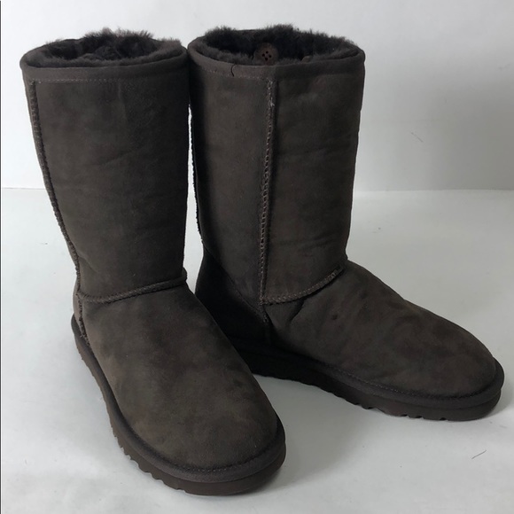 Ugg Boots Tularosa Route Detachable Chocolate New - Picture 8 of 8